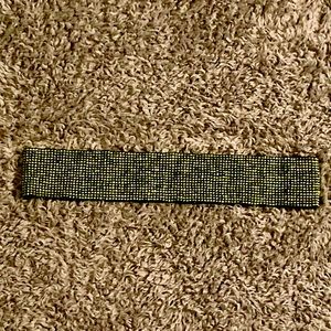 Green Stretchy Beaded Belt
